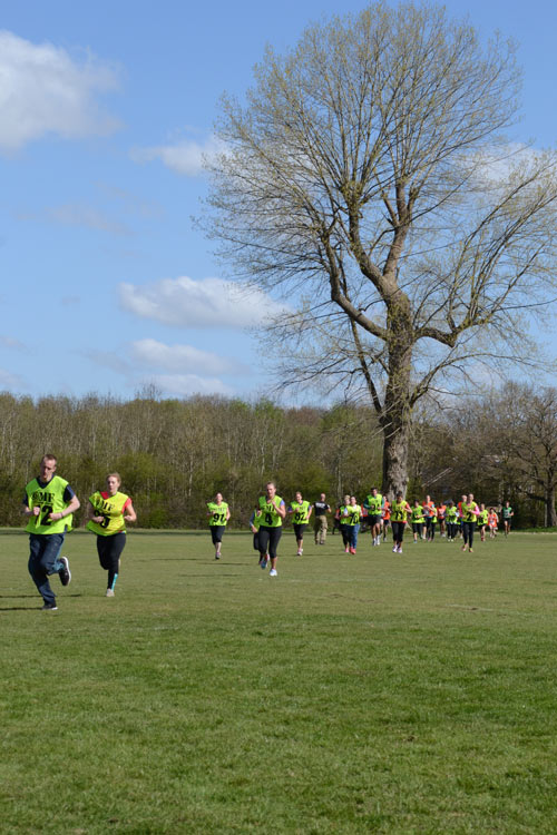 Bootcamp members running